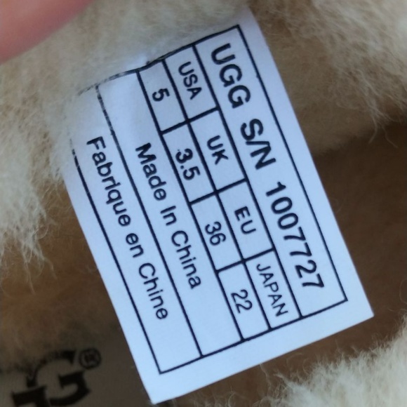 UGG® Australia Wrin Suede Chestnut Slippers Size 5 - Picture 8 of 8